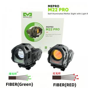 高質(zhì)量M22 Pro小跑車(chē)戶(hù)外真光纖探測(cè)瞄準(zhǔn)器膠合玻璃超輕五檔調(diào)節(jié)