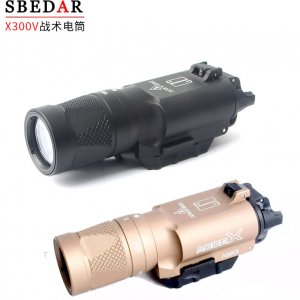 x300v戰術電筒黑色沙色